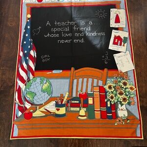 Vintage 1995 Susan Winget Frabic. 6 wall hanging panels.